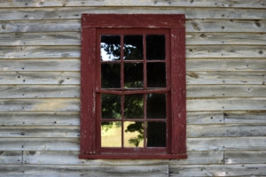 Fenster im Hühnerstall